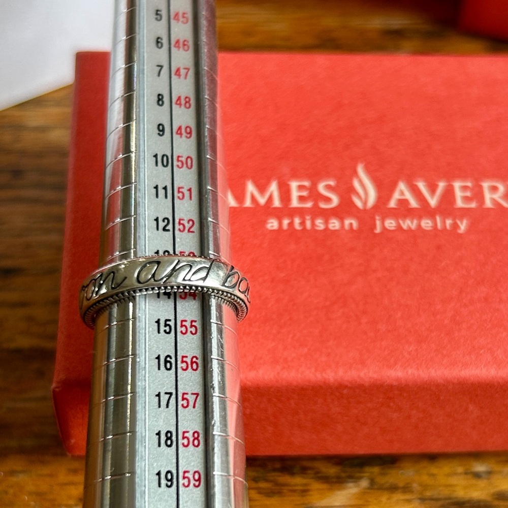 James Avery Sterling Love you to the Moon & Back Ring - Picture 5 of 9